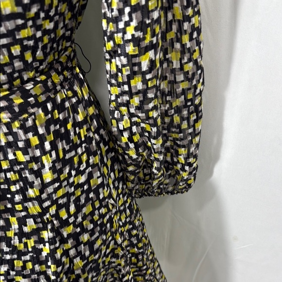 Alice + Olivia Silk Blend Long Sleeve Belted Mini Dress Size 0 - Picture 11 of 13